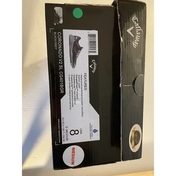 Callaway Men's Coronado V2 Sl Golf Shoe  8 Medium New - Picture 11 of 15
